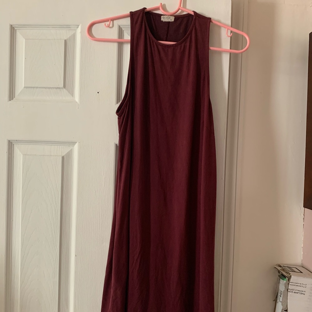 Brandy Melville Burgundy Dress